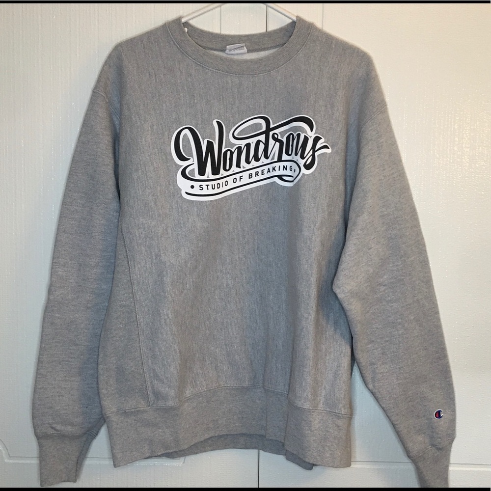 Champion & Wondrous collab sweater grey Size L